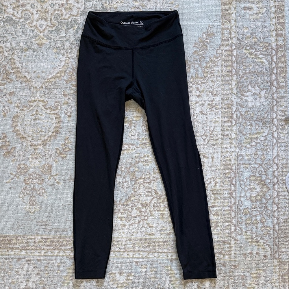 Outdoor Voices women’s Midnight Black Leggings